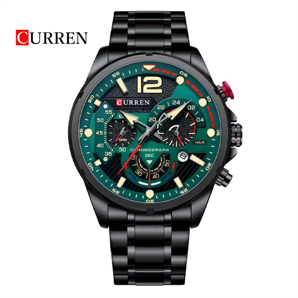 Reloj Curren 8395 Negro - verde