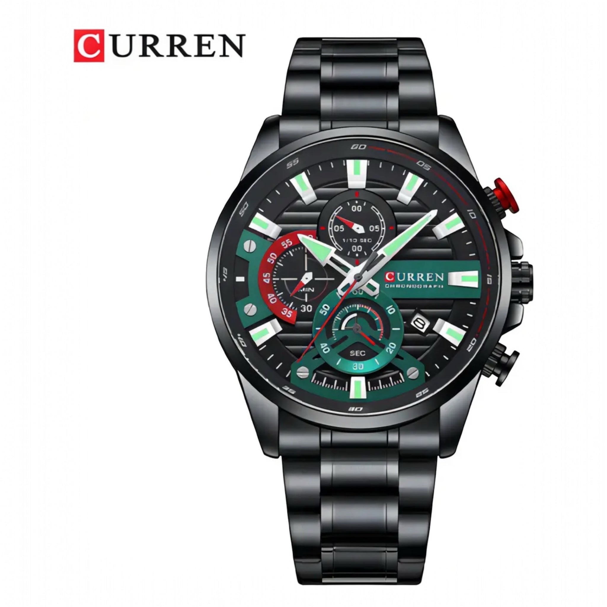 Reloj Curren 8415 Negro -verde