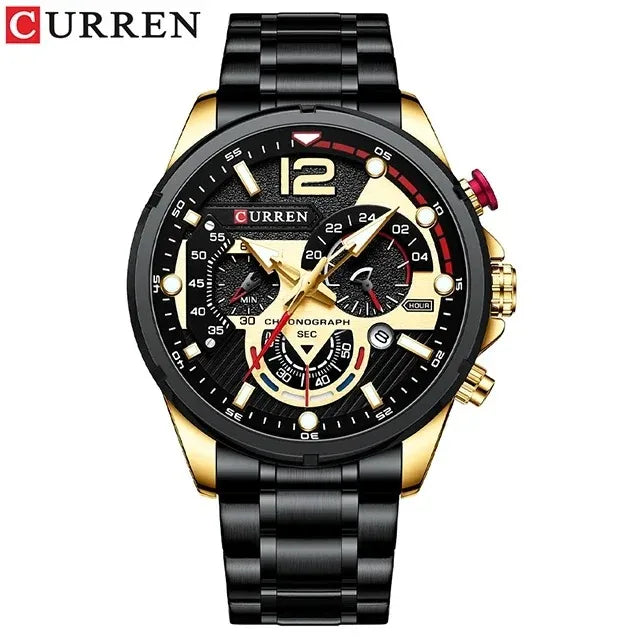 Reloj Curren 8395 Negro - Dorado