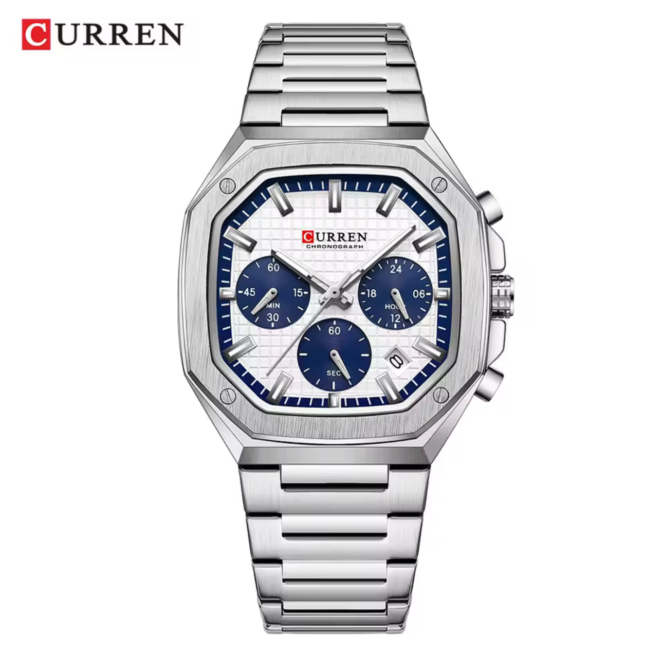 Reloj Curren 8459 Plateado
