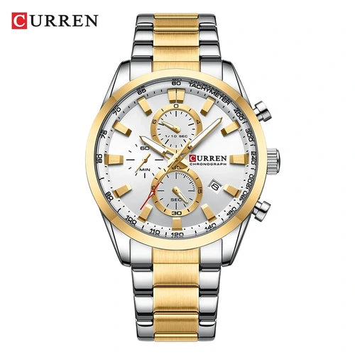 Reloj Curren 8445 Dorado - blanco