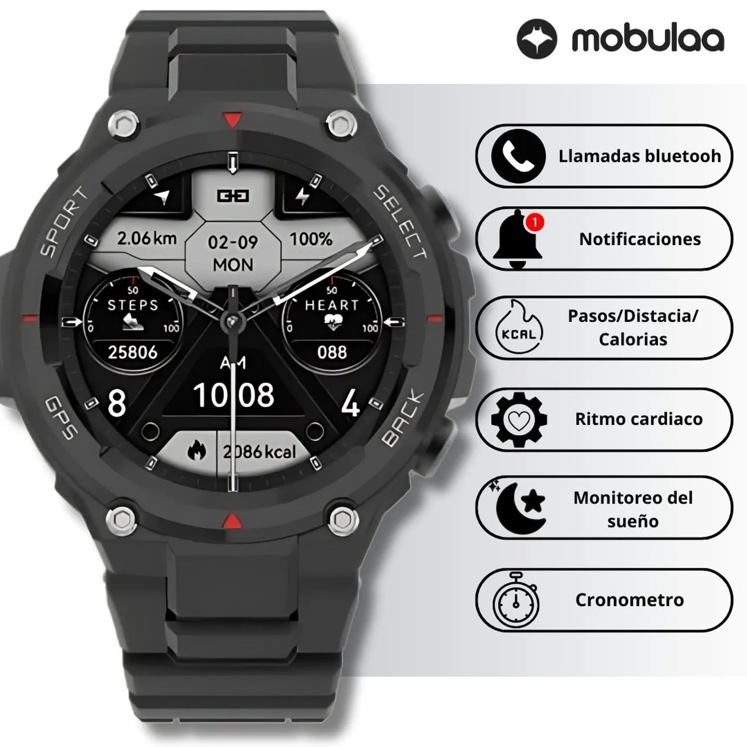 MOBULAA TANK 7 NEGRO